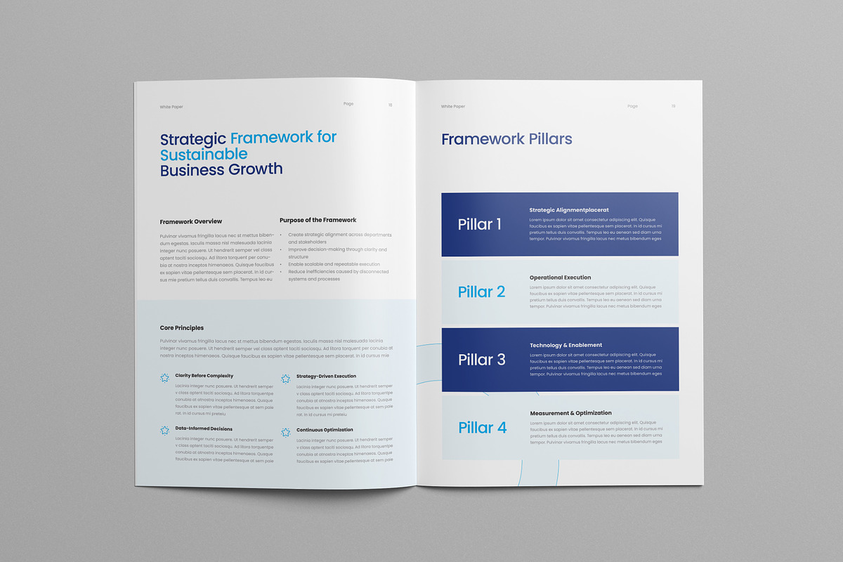 White Paper Template | Word & Canva, a Brochure Template by HiveArts (Photo 10 of 13)