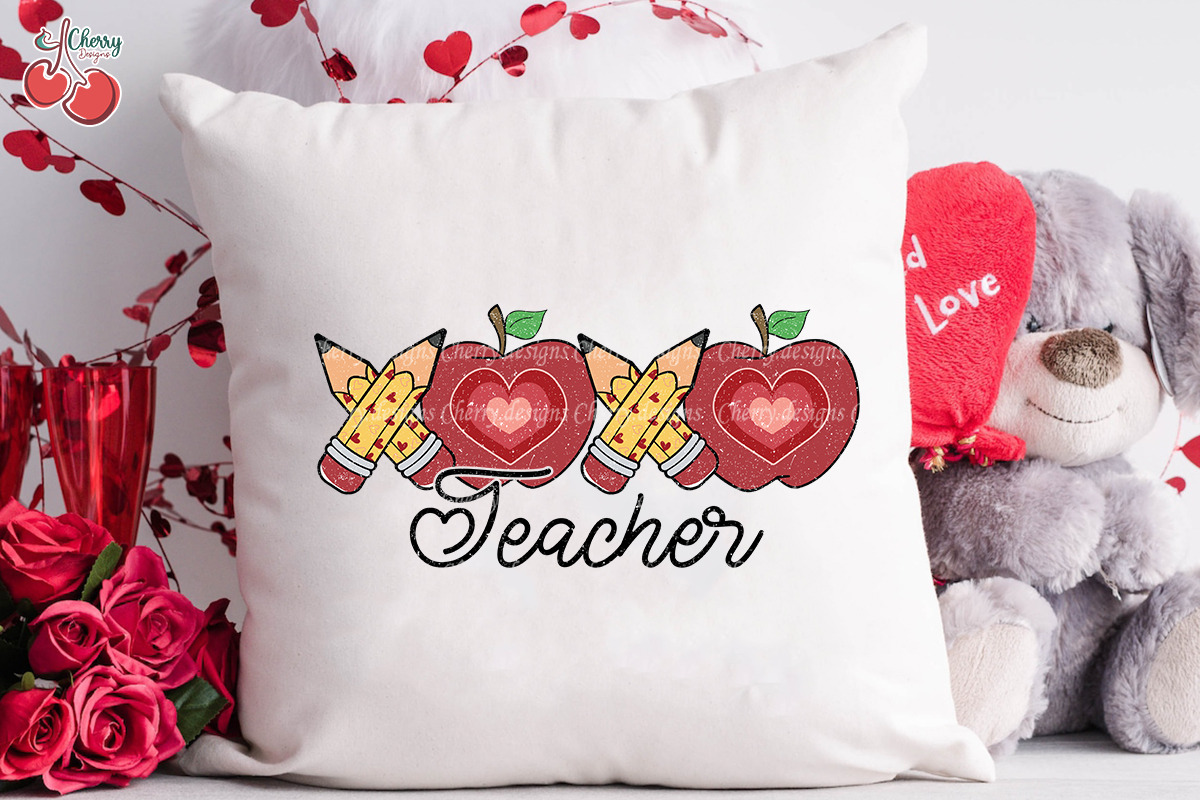Teacher Valentine Sublimation Bundle, a Graphic by Cherry.designs (Photo 3 of 7)