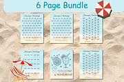 Summer Savings Challenge PNG, a Stationery Template by Pixels N Bows (Thumbnail 2 of 3)