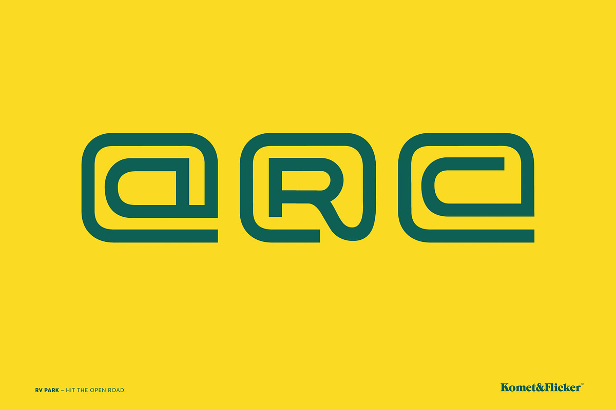 RV Park - Hit the Open Road!, a Slab Serif Font by Komet & Flicker (Photo 10 of 14)