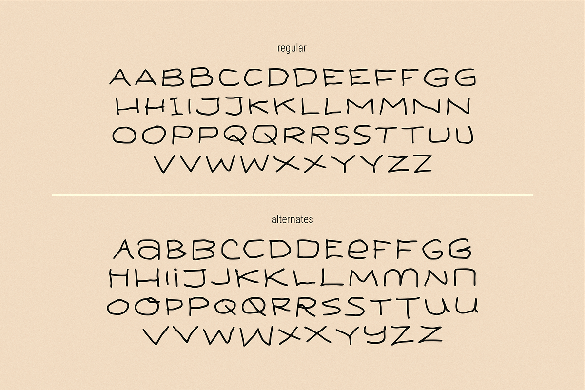 Blickmitel Handwritten Font, a Handwritten Font by 24Design Studios (Photo 6 of 7)