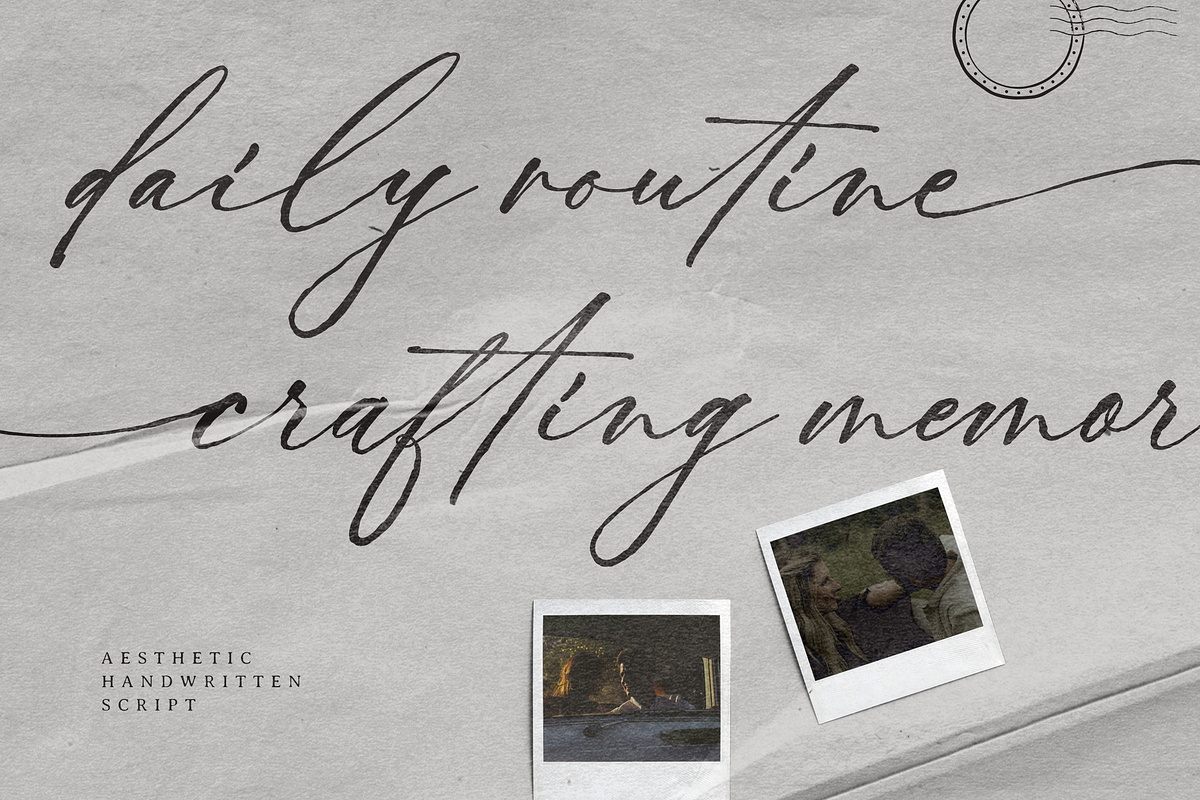 Nocturnal Blossom Handwritten Script, a Script Font by Namara Creative Studio (Photo 4 of 16)