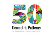 50 Vector Geometric Patterns, a Pattern Graphic by LydiaDistracted (Thumbnail 1 of 5)