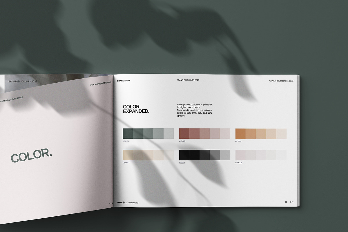 Brand Styleguide Template, a Branding & Logo Template by Prapti Design (Photo 5 of 9)