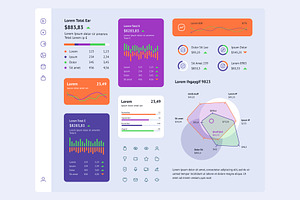 vector set of infographics