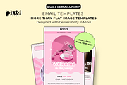 Mailchimp Campaign Templates, an Email Template by The Pixel Palace (Thumbnail 1 of 9)