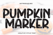 Pumpkin Marker | Script Font