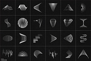 Line Logic - 240 Vector Objects, an Outline Icon by kloroform (Thumbnail 9 of 13)