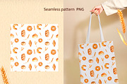 Bakery watercolor hand drawn clipart, a Food Illustration by DiashaArt (Thumbnail 4 of 6)