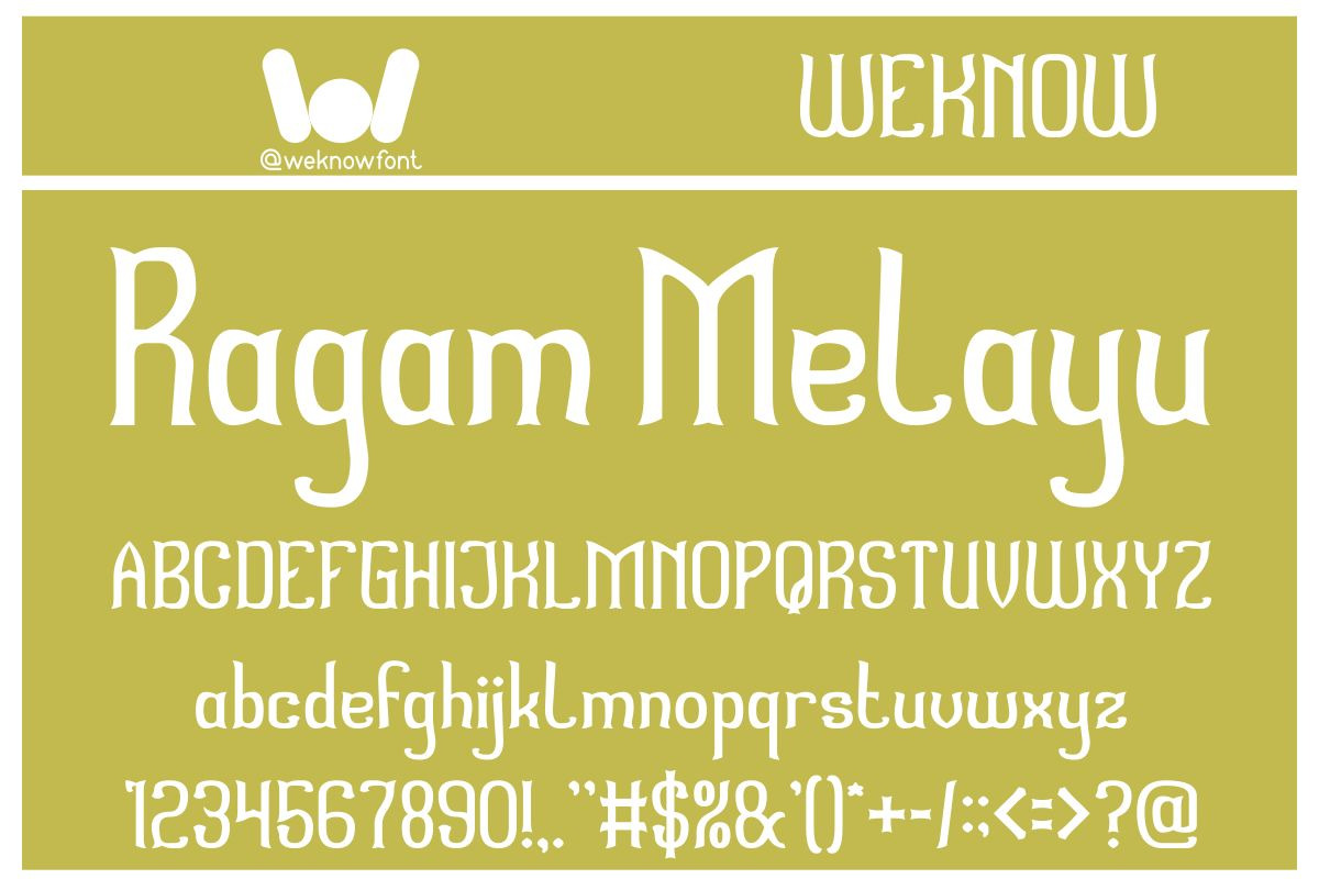 Austronesia font, a Font by weknow (Photo 3 of 8)