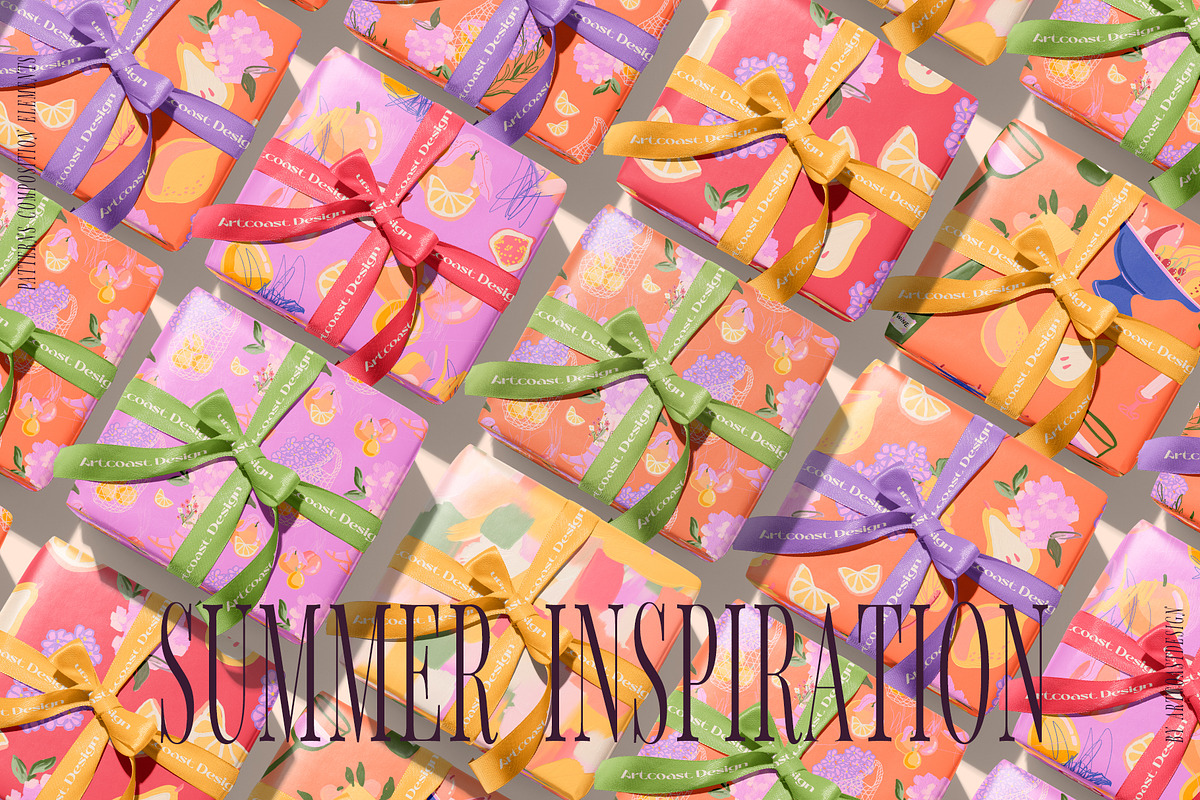 Acrylic Summer Inspiration, a Pattern Graphic by nadispasibenko (Photo 3 of 11)