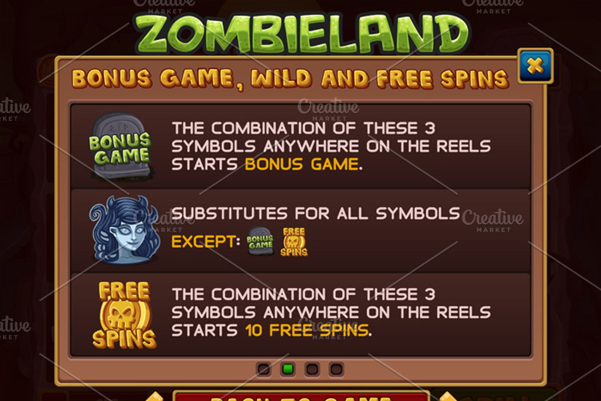 Zombie slots game KIT, an Illustration by Saranai Store (Photo 11 of 11)