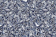 Winter Graphics Doodles Patterns, a Decorative Illustration by BALABOLKA (Thumbnail 5 of 6)