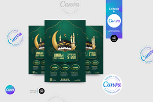 Hajj & Umrah Flyer Template, a Flyer Template by Aam360
