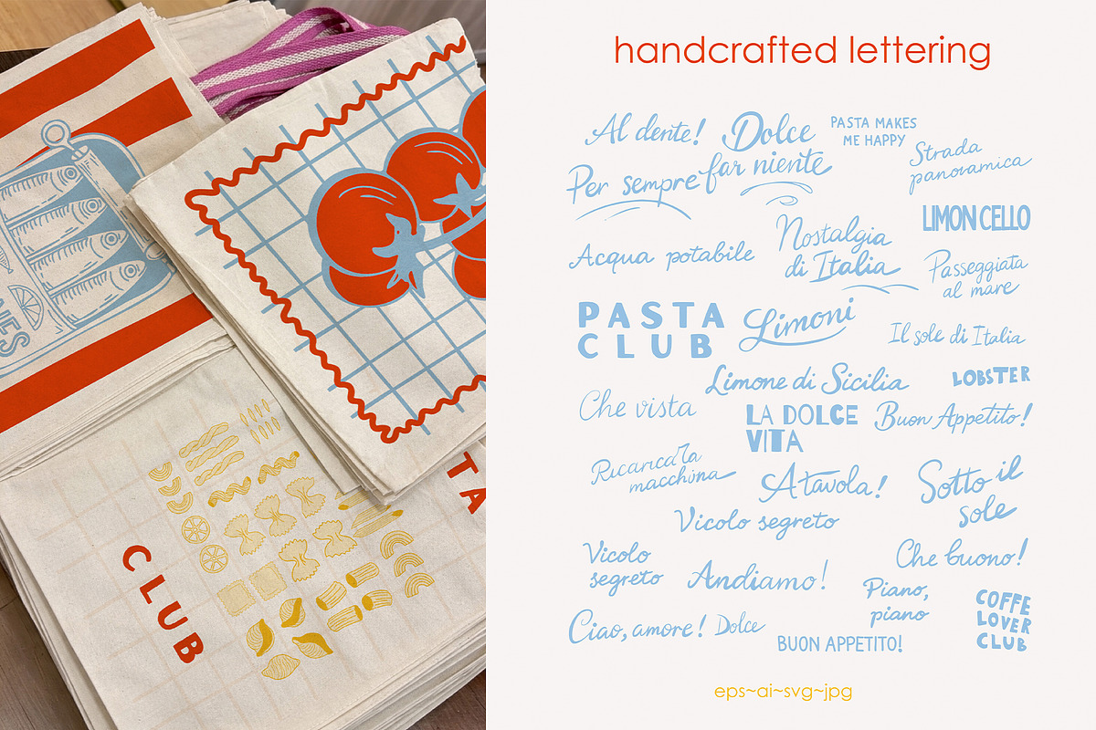 Mediterranean Summer Doodles Pack, a Decorative Illustration by SunnJaneArt (Photo 10 of 13)