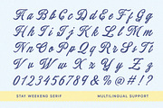 Stay Weekend Nostalgic Font Duo, a Script Font by Letterhend Studio (Thumbnail 6 of 11)