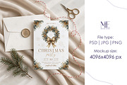 Christmas Envelope Card Mockup, an Advertising Mockup by Mie Mockup Studio (Thumbnail 4 of 7)
