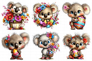 Whimsical Easter Koala Clipart, an Illustration by Daily.Designs (Thumbnail 4 of 7)