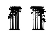 Forest Frame Silhouette SVG Bundle, an Illustration by jahid234 (Thumbnail 16 of 51)
