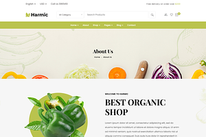 Organic Food HTML Template - Harmic