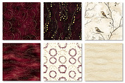 Vintage Holiday Lights Digital Paper, a Texture Graphic by Dream Creation (Thumbnail 3 of 7)