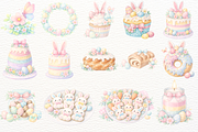 Pastel Easter Animals PNG Clipart, a Seasonal Illustration by SugarCloudStudioArt (Thumbnail 5 of 8)