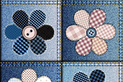 10 Denim vector patterns, a Pattern Graphic by tkdesign (Thumbnail 5 of 13)