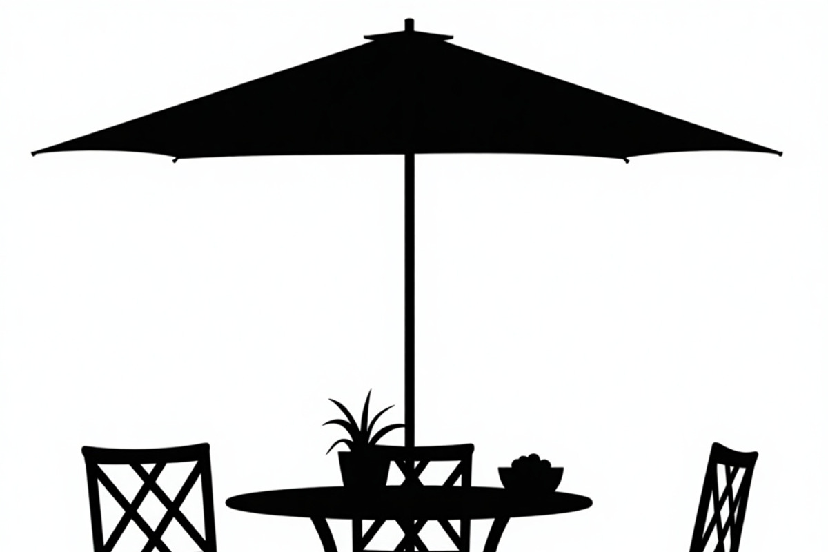 Table Umbrella Beach Silhouette, an Illustration by Amazin_art (Photo 7 of 13)