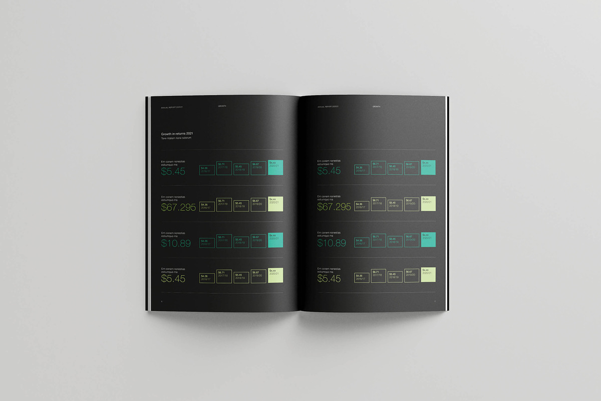Corporate Annual Report template, a Templates & Theme by Ally Heart (Photo 4 of 11)