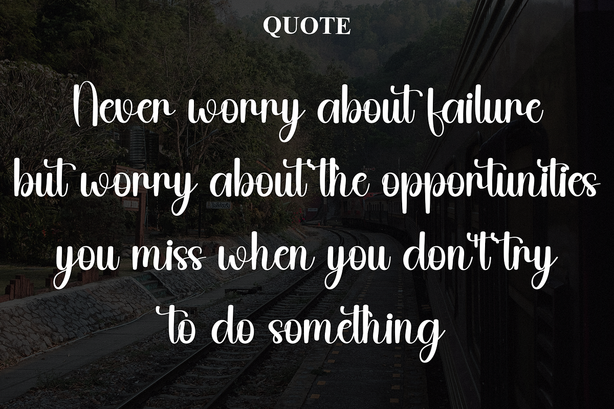 Station, a Handwritten Font by InermediaSTUDIO (Photo 5 of 8)