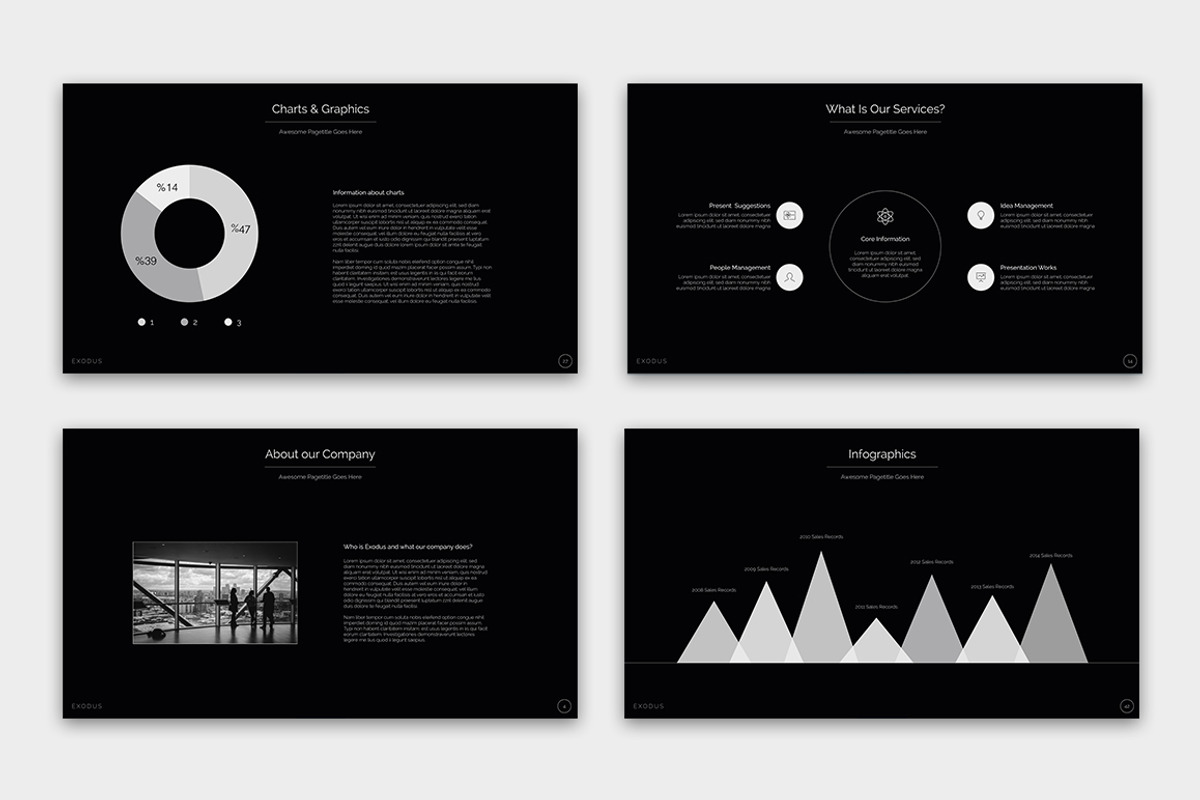 Exodus Keynote Template, a Presentation Template by PreFactory (Photo 5 of 6)