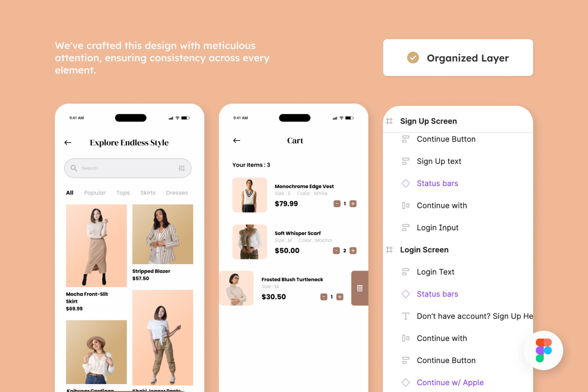Posh - E-Commerce Mobile App, an App Template by productype1 (Photo 2 of 5)