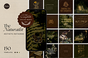 The Naturalist Social Media Bundle, a Social Media Template by The Flossy Finch (Thumbnail 1 of 22)