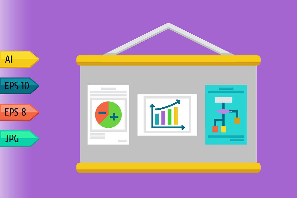 Set of business and starup concepts., a Work Illustration by julia_musdotter (Photo 15 of 22)