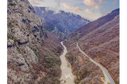 Beautiful Canyon of Moraca river in, a Nature Photo by Elizaveta Galitskaya