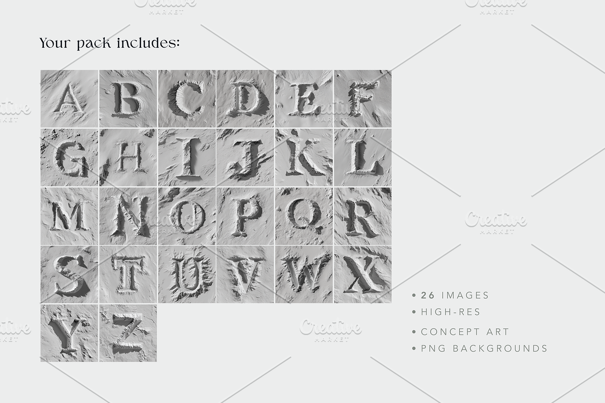 The Snow Alphabet, a Holiday Photo by Typedreams.site (Photo 3 of 4)