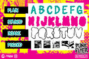 Punk Flyer - Zine Font, a Handwritten Font by Remedy667 (Thumbnail 3 of 6)