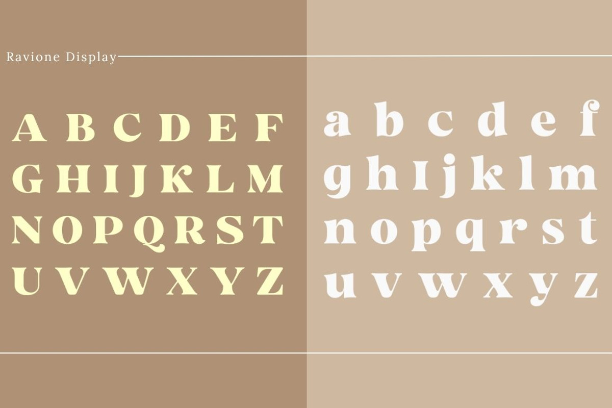 Ravione Display, a Serif Font by Typehill (Photo 10 of 11)