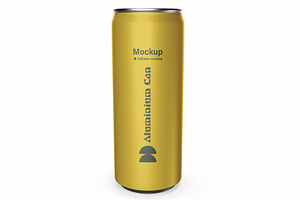 Aluminium Can Bottle Mockup, a Product Mockup by graphypix