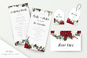 Wedding collection - Red & white, an Invitation Template by Alewiena (Thumbnail 3 of 9)