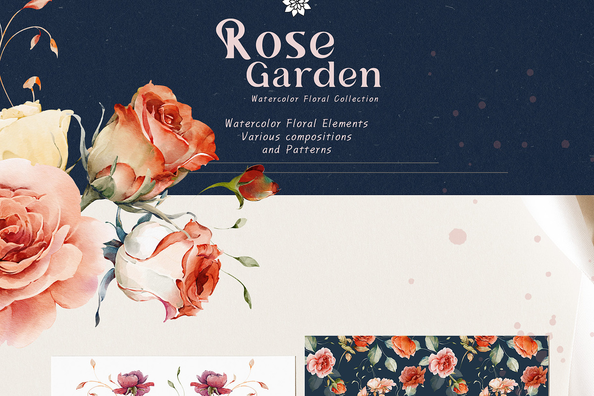 Watercolor Rose Collection, a Decorative Illustration by Damian Roh (Photo 7 of 16)