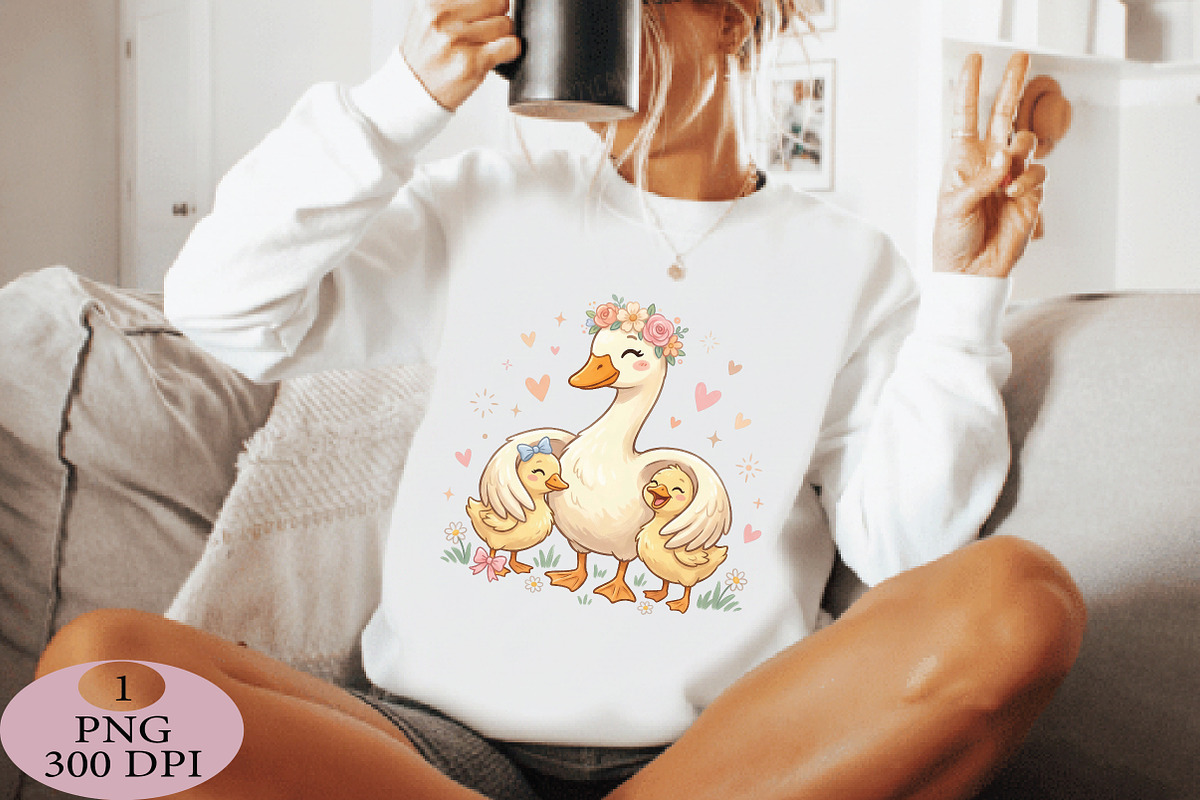 Duck family PNG, an Illustration by Daily.Designs (Photo 2 of 5)