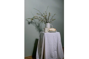 Spring Blossom Breakfast Still Life, a Nature Photo by Natasha Breen