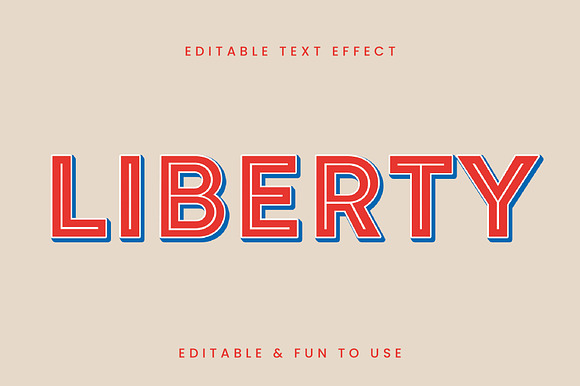 Retro Outline Bold Text Effect preview 3