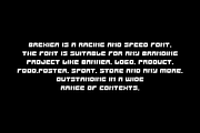 Brexiga - Speed & Racing Font, a Sans Serif Font by QR Design Studio (Thumbnail 5 of 7)