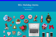 Winter Holidays scene generator V.2, a Product Mockup by All Design Store (Thumbnail 2 of 2)
