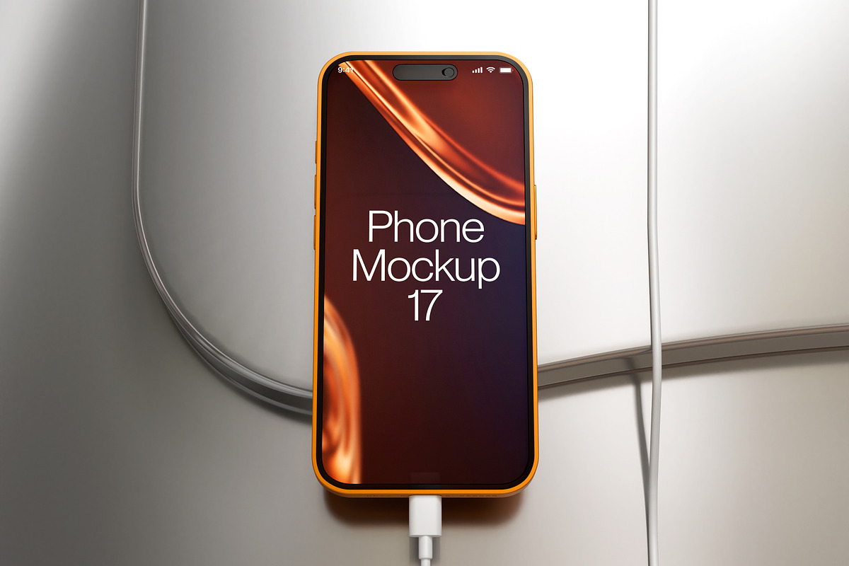 iPhone Mockup, an iPhone Mockup by SLAB! Design (Photo 5 of 6)