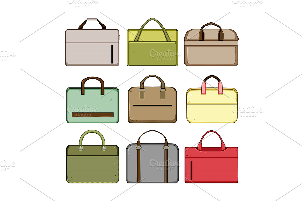 Collection of nine different, an Object Illustration by pikepicture