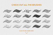 Pattern Brushes for Procreate, a Brush Add-On by Type and Graphics Studio (Thumbnail 3 of 8)