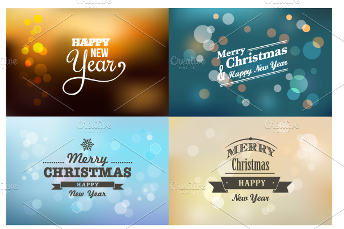 9 Light Bokeh & insignia backgrounds, an Illustration by Marish (Photo 2 of 4)